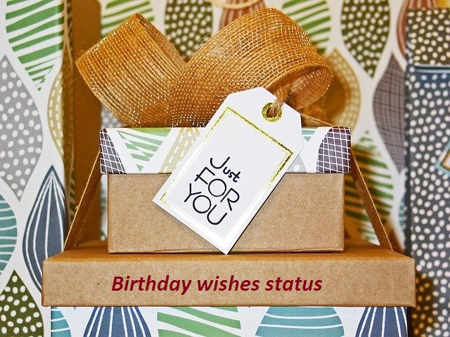 Birthday wishes status